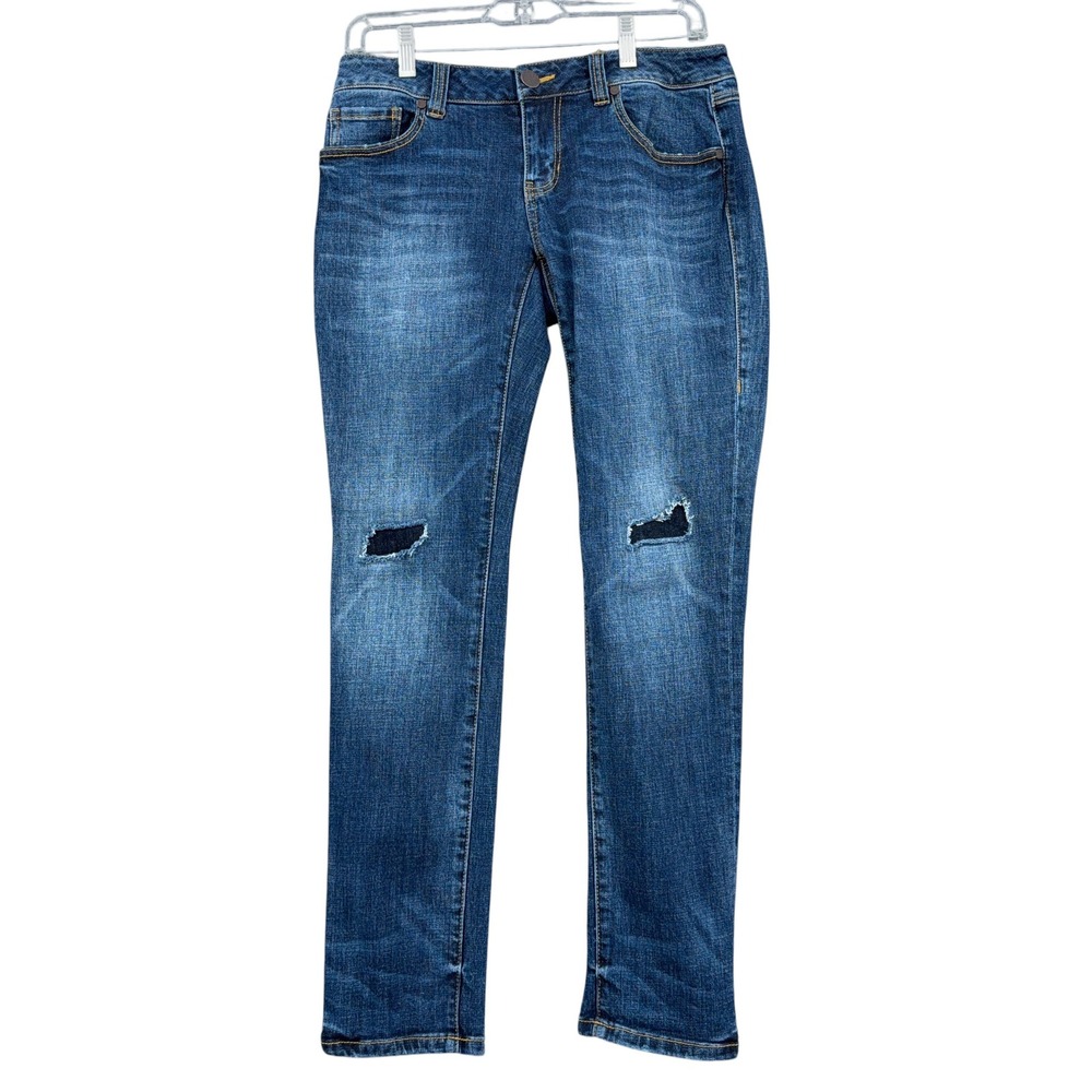 cabi‎ Slim Boyfriend Womens 2 Cotton Blend Blue Jeans 5695